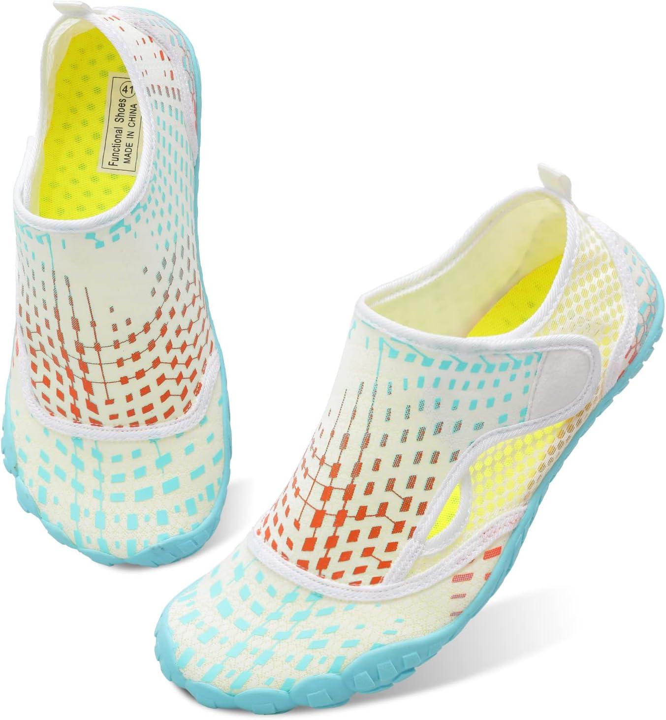 %Barefoot Quick-Dry Aqua Socks; Tested: Swim Shoes for Beach, Sand, Quick-Dry Feature... Versus Non-Slip Design%