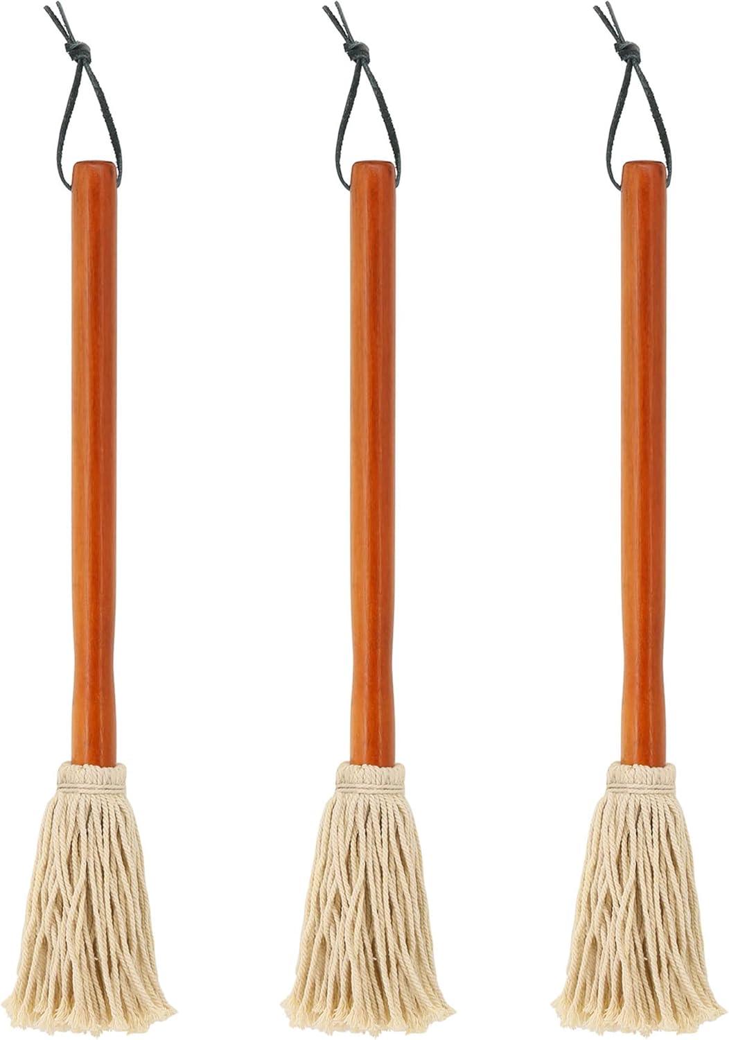 Cotton Mops Versus Brushes: Tested for Perfect Grilling Glaze...Pack of 3 Worthy Deal