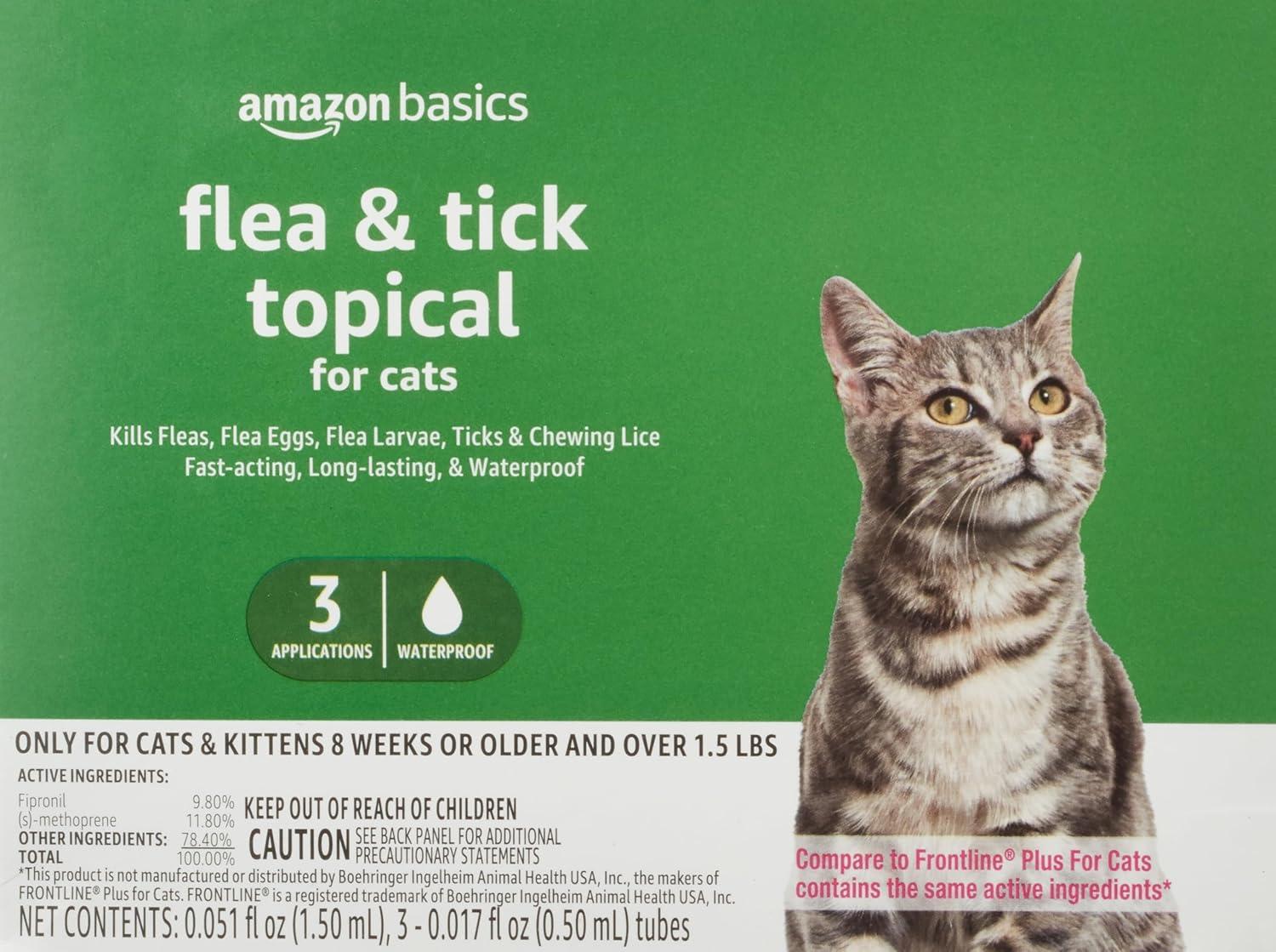 Amazon Basics Versus Solimo: Tested Flea-Tick Relief for Cats...Which Wins?