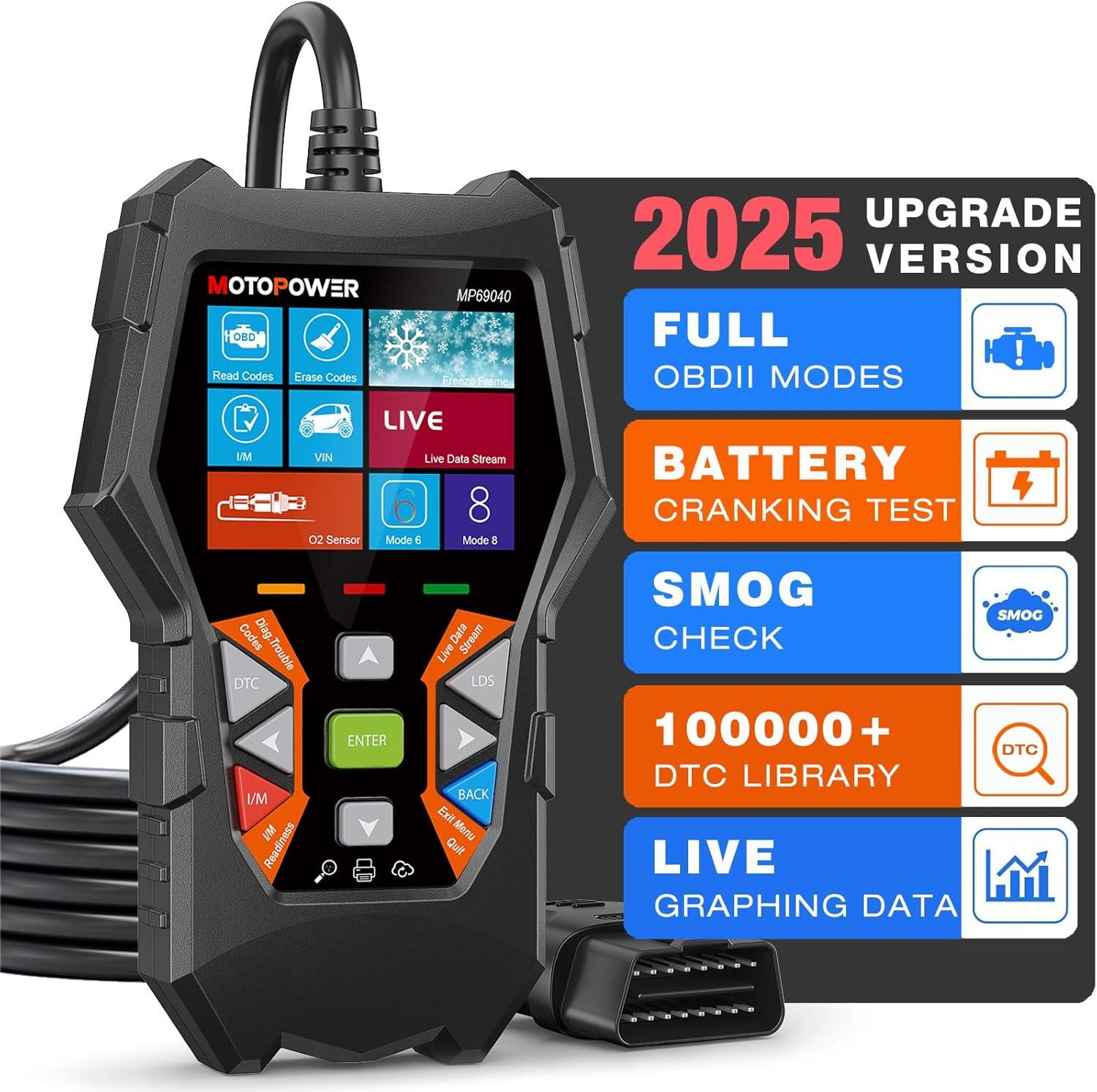 MotorolaMP69040 scanner: Compared Performance Versus Fault Codes… Affordable auto tech at its best!