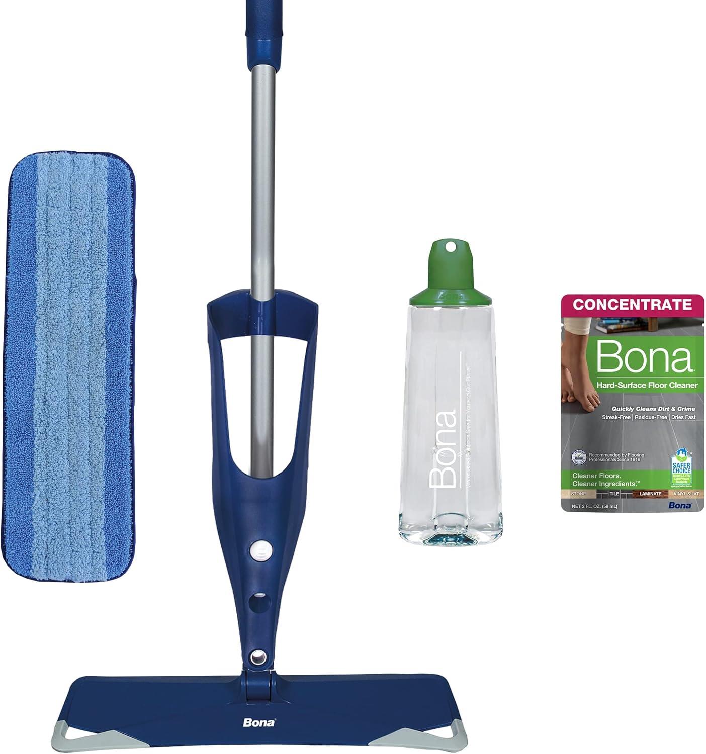 Discover Versatile Spray Mop... Tested on Stone, Laminate Floors