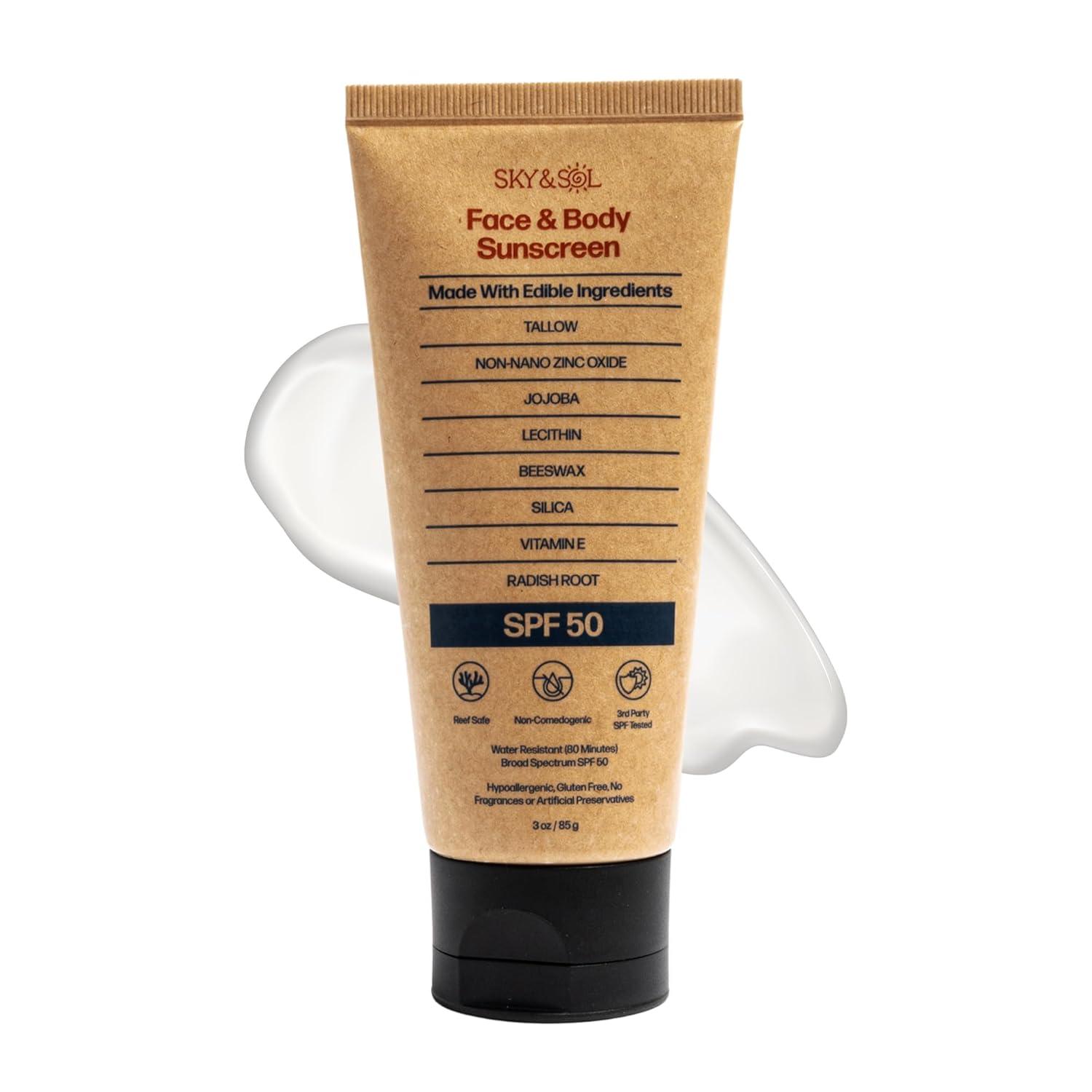 Mineral SPF 50 Tallow vs Zinc Oxide: Surprising Reef Safe Comparison…Natural & Non-Greasy!