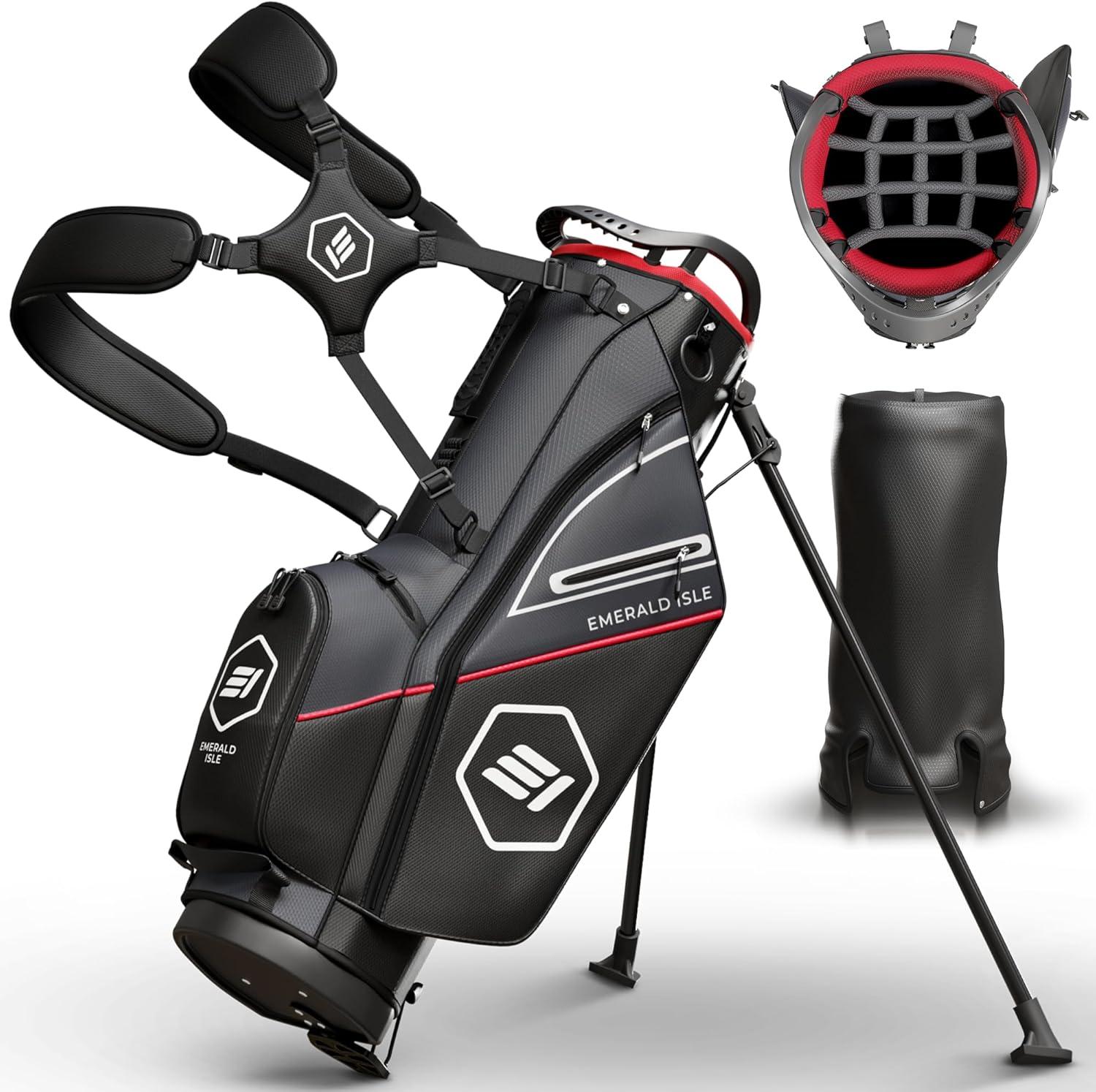 14 Way Divider Stand, Padded Handle Tested: Golf Bag Showdown... Sharp!