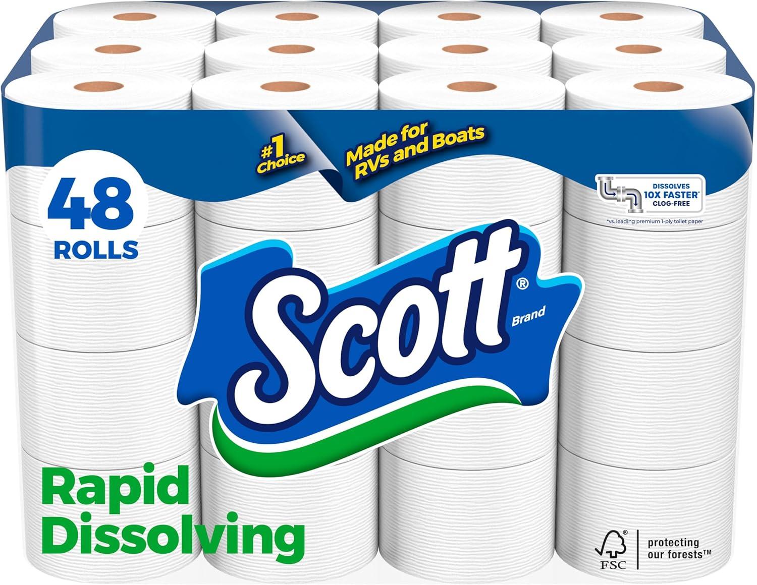 Scott Paper Showdown: Eco Flush, Septic Trusted, Rapid Tested... Buy Now!