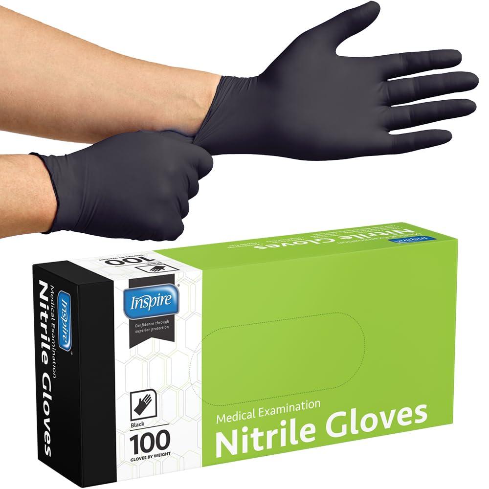 Inspire vs. Incredible: Tested Black Gloves, XL & Clean... (Chemical-Resistant)