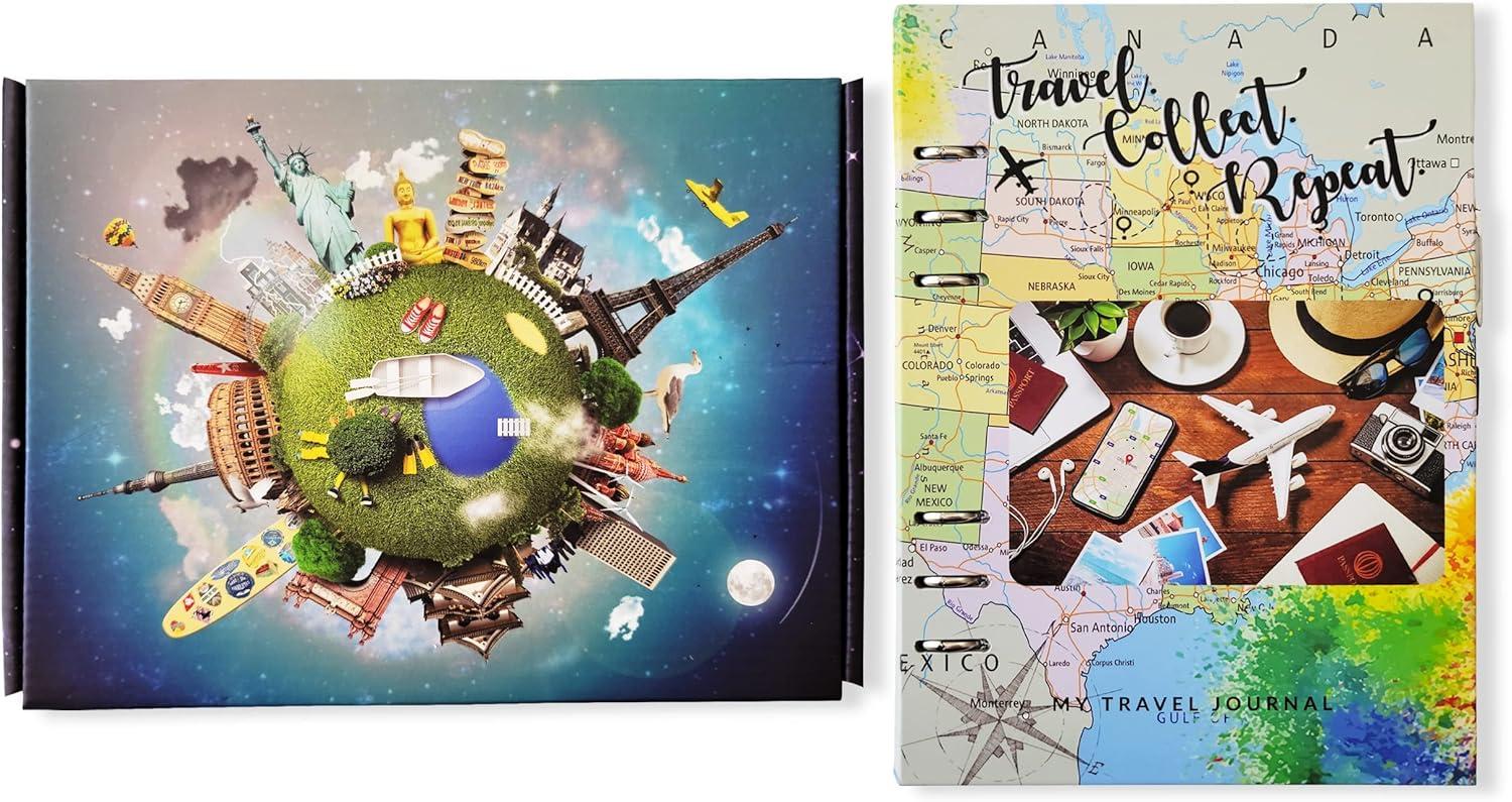 Unique Travel Journal Compared: Plastic Pockets, Gift Box tested... Perfect Souvenir Organization