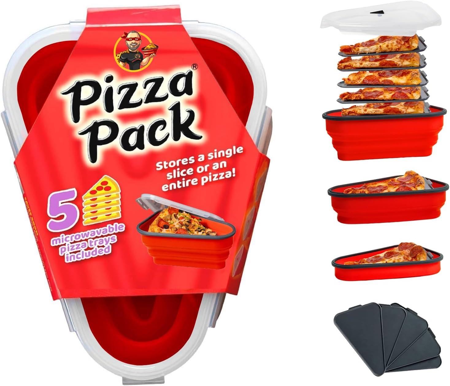 Perfect Pizza Pack Showdown: Reusable Storage vs. Microwavable Trays... Surprising Space Save!