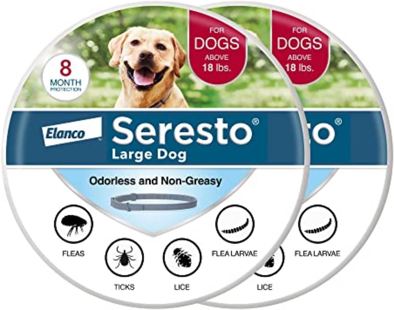 Compared Vet-Recommended Seresto Collars… 2-Pack Flea Control… Long Lasting!