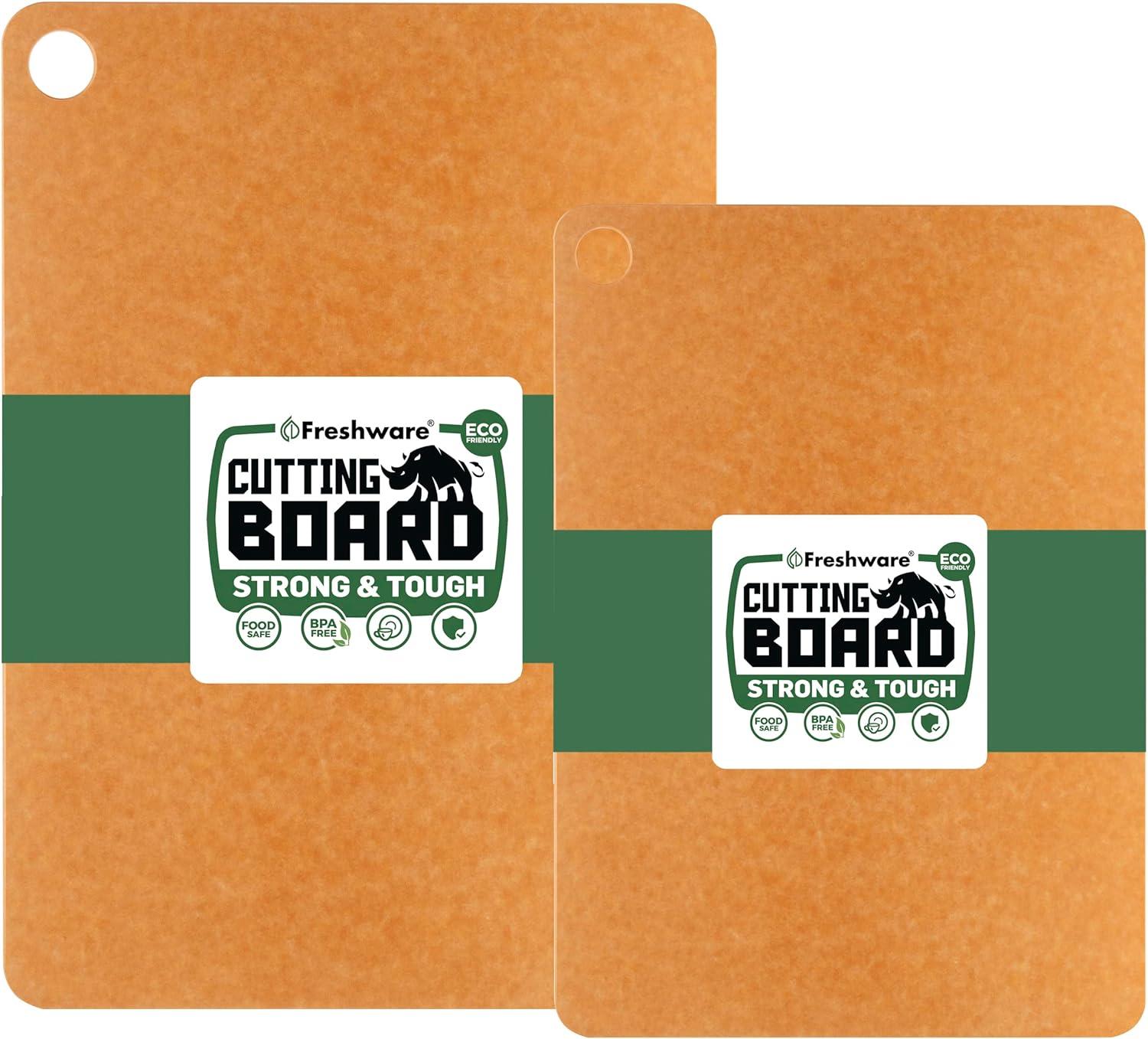 Freshware Boards Versus: Dishwasher Safe vs. Size, Surprising Insight