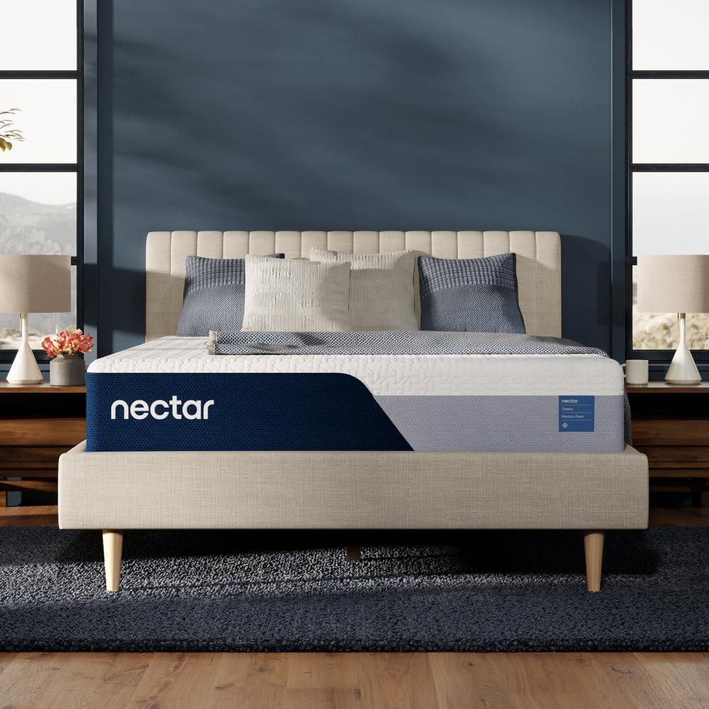 Nectar Queen Showdown: Contoured Memory Foam vs. Cooling Top