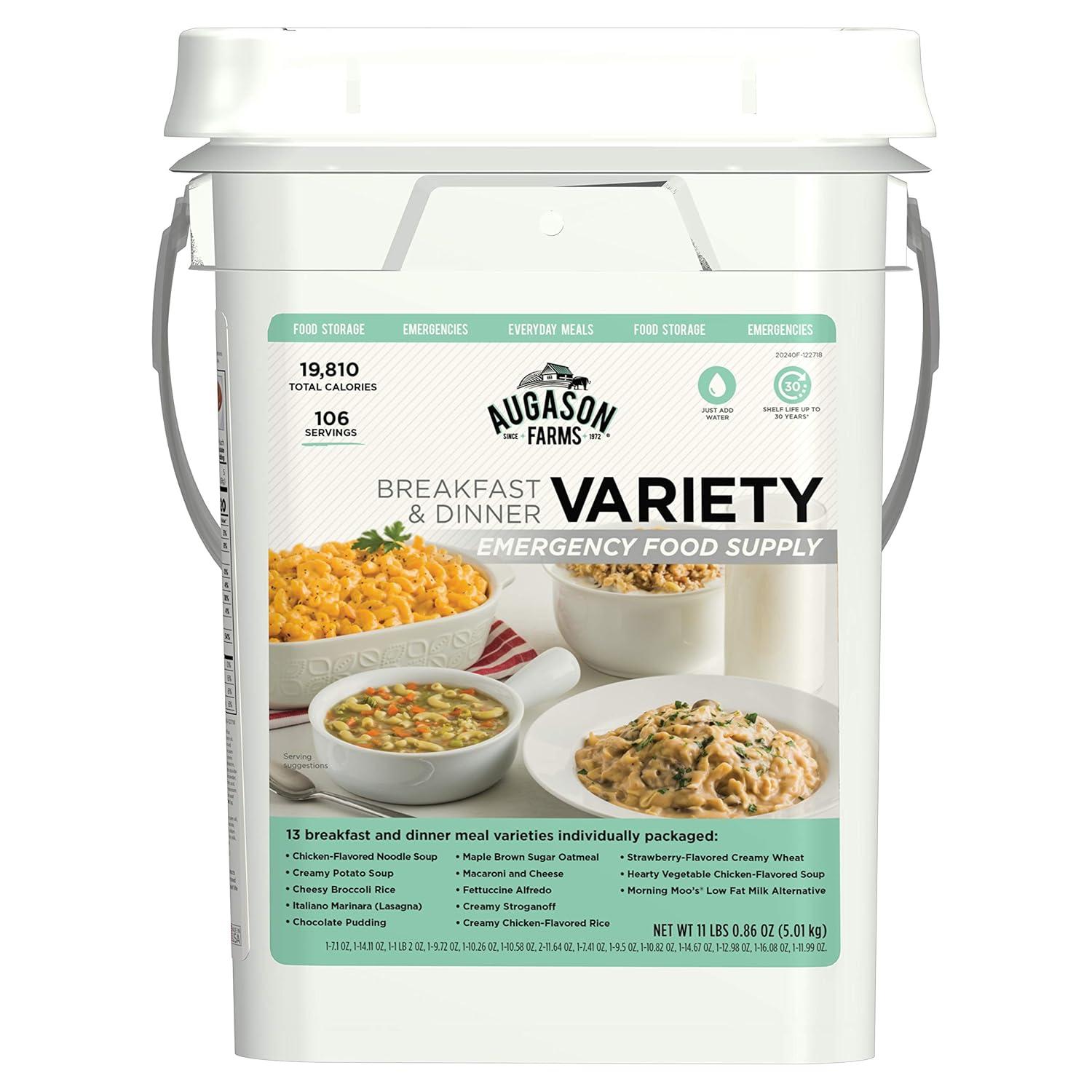 Breakfast Versus Dinner: Surprising Meal Insight In Emergency Food Pail