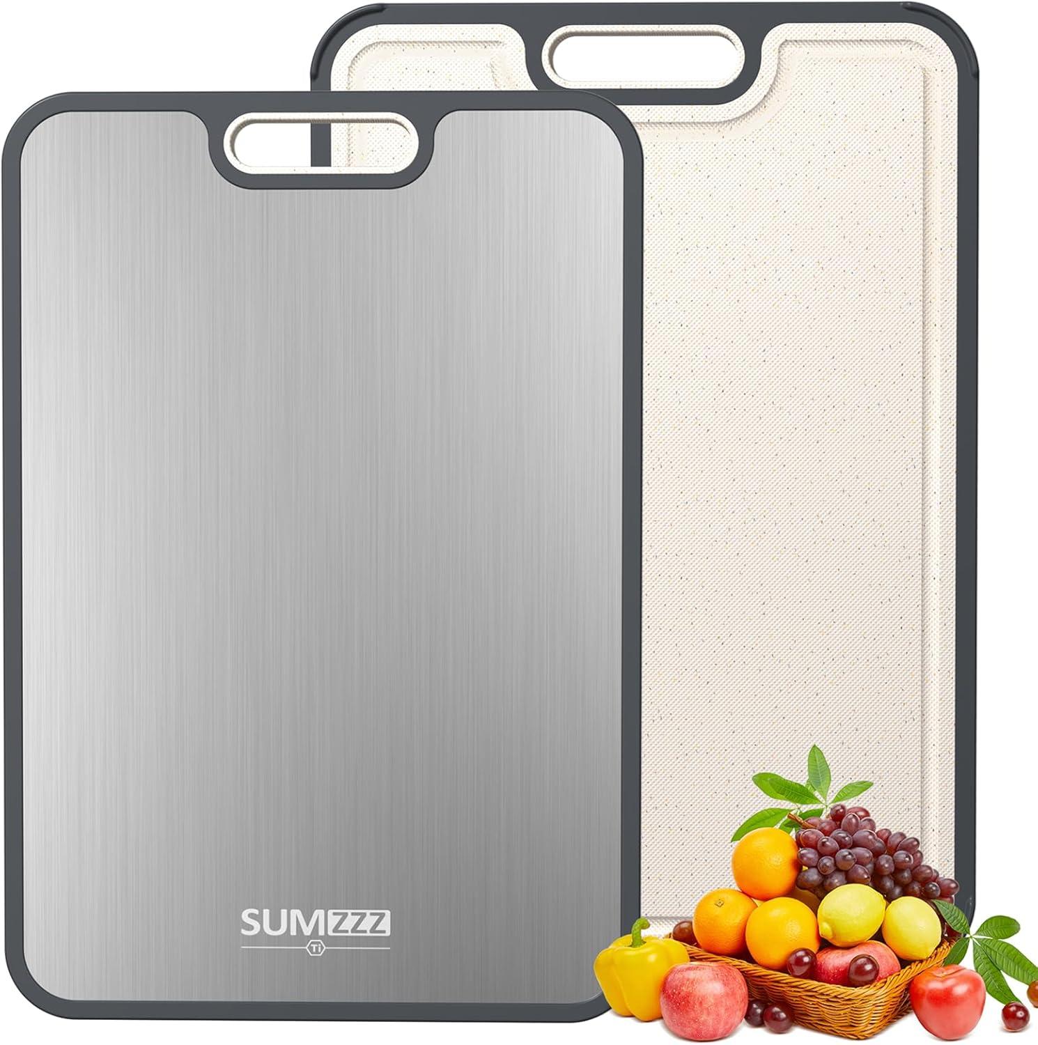 Dual Cutting Board Showdown: Stainless Steel Versus Wood Personality!
