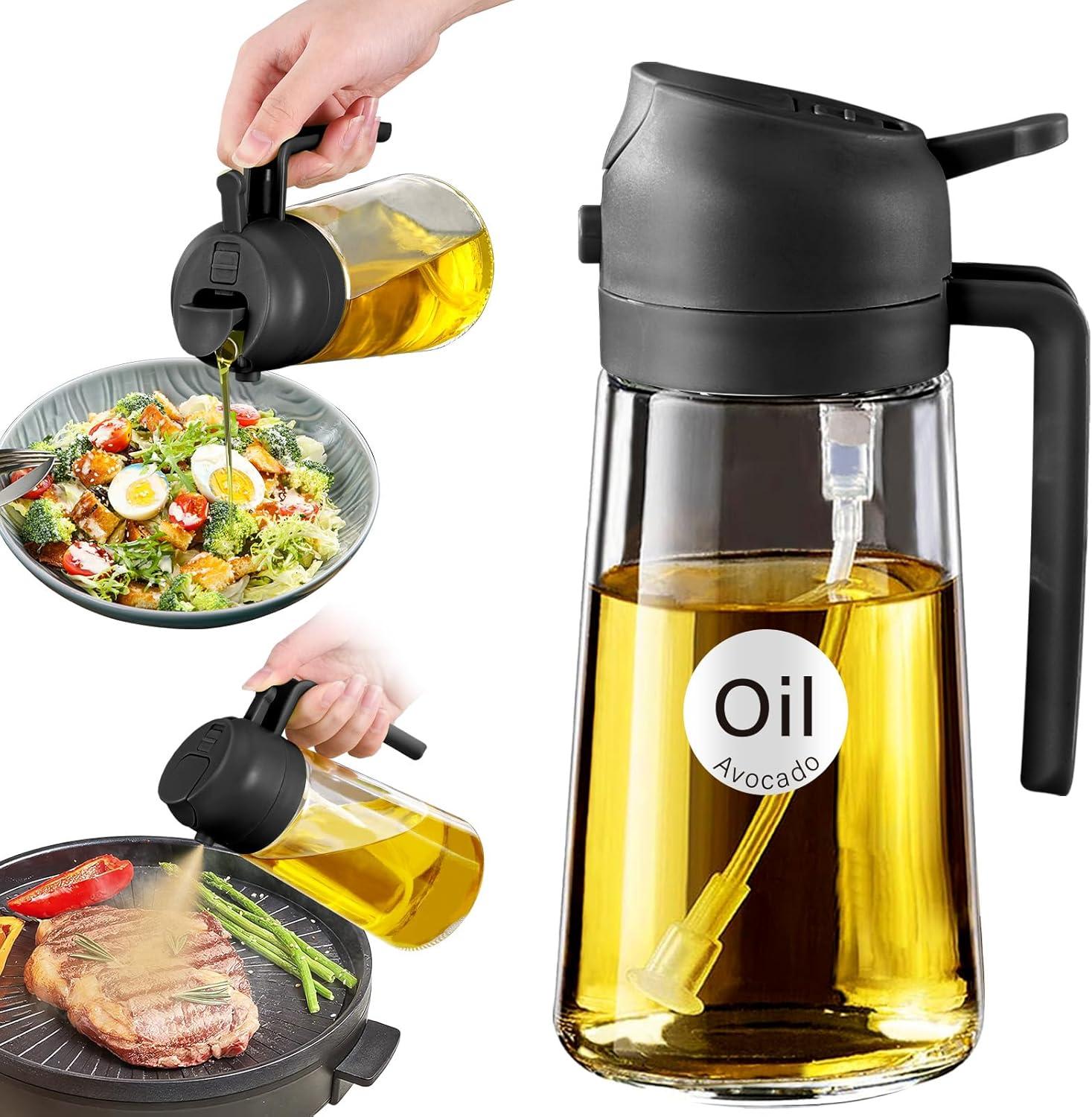 YRRAMATE Showdown: Glass Olive Oil Sprayer vs Spray vs Frying Insights... Tested