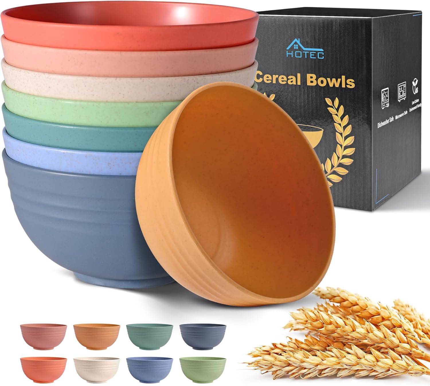 Hotec Bowls Tested Versus Trending: Unbreakable, Dishwasher-Safe... Plus 8 Multicolor Set!