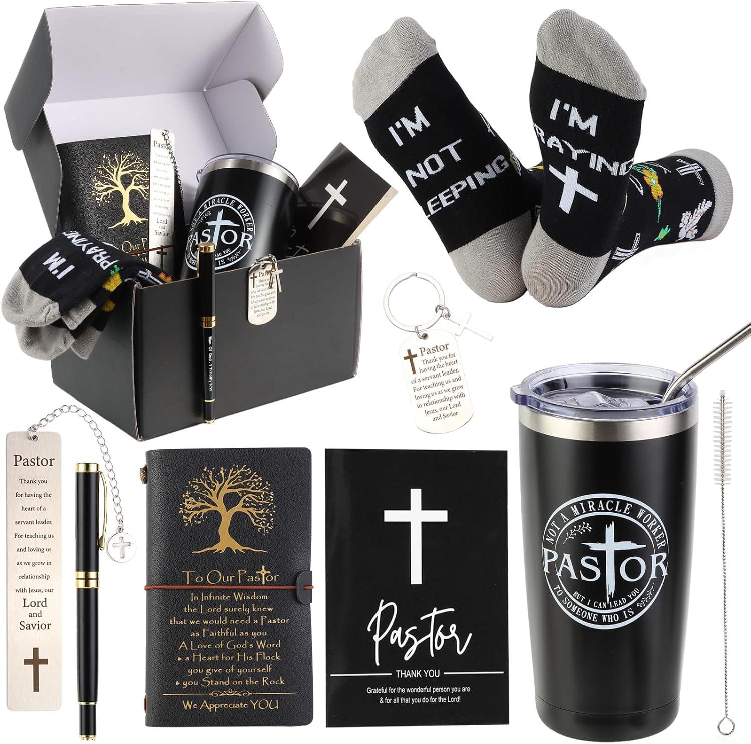 Unique Pastor Gifts: Leather Journal, Pen, Socks, Tumbler Compared for Surprising Insight…