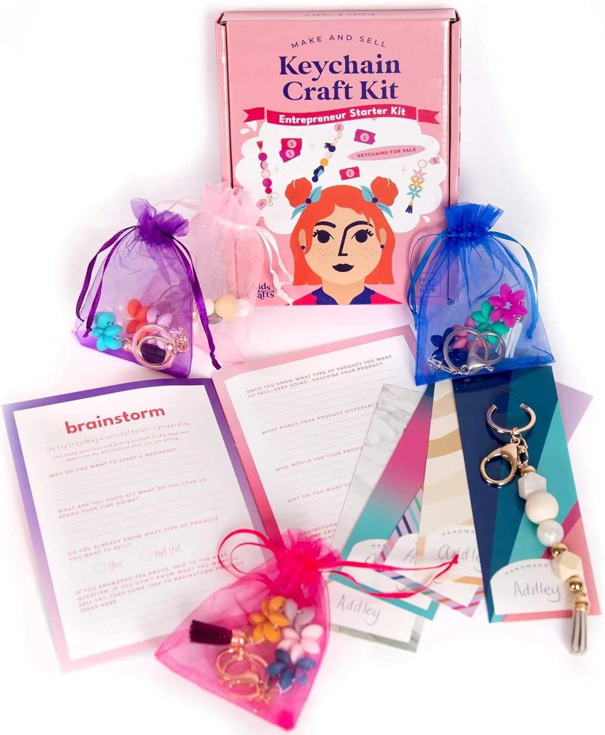 Creative Keychains Box vs Crafty Fun: Tested Art Kit for Girls... Outdoor Magic!