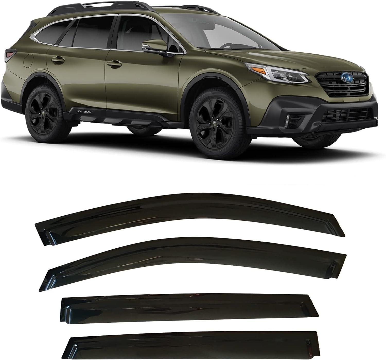 Subaru Outback Deflector Showdown: Rain Guards Tested… Dark Tint, Superior Protection