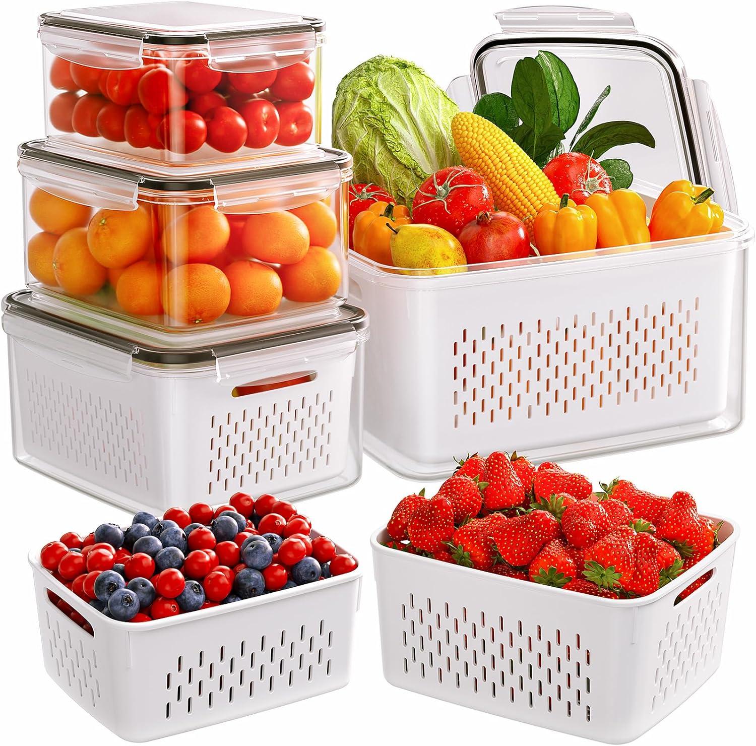 Surprising Produce Showdown: 5 Pack Fridge Containers Tested...Fresh & Leakproof Magic!