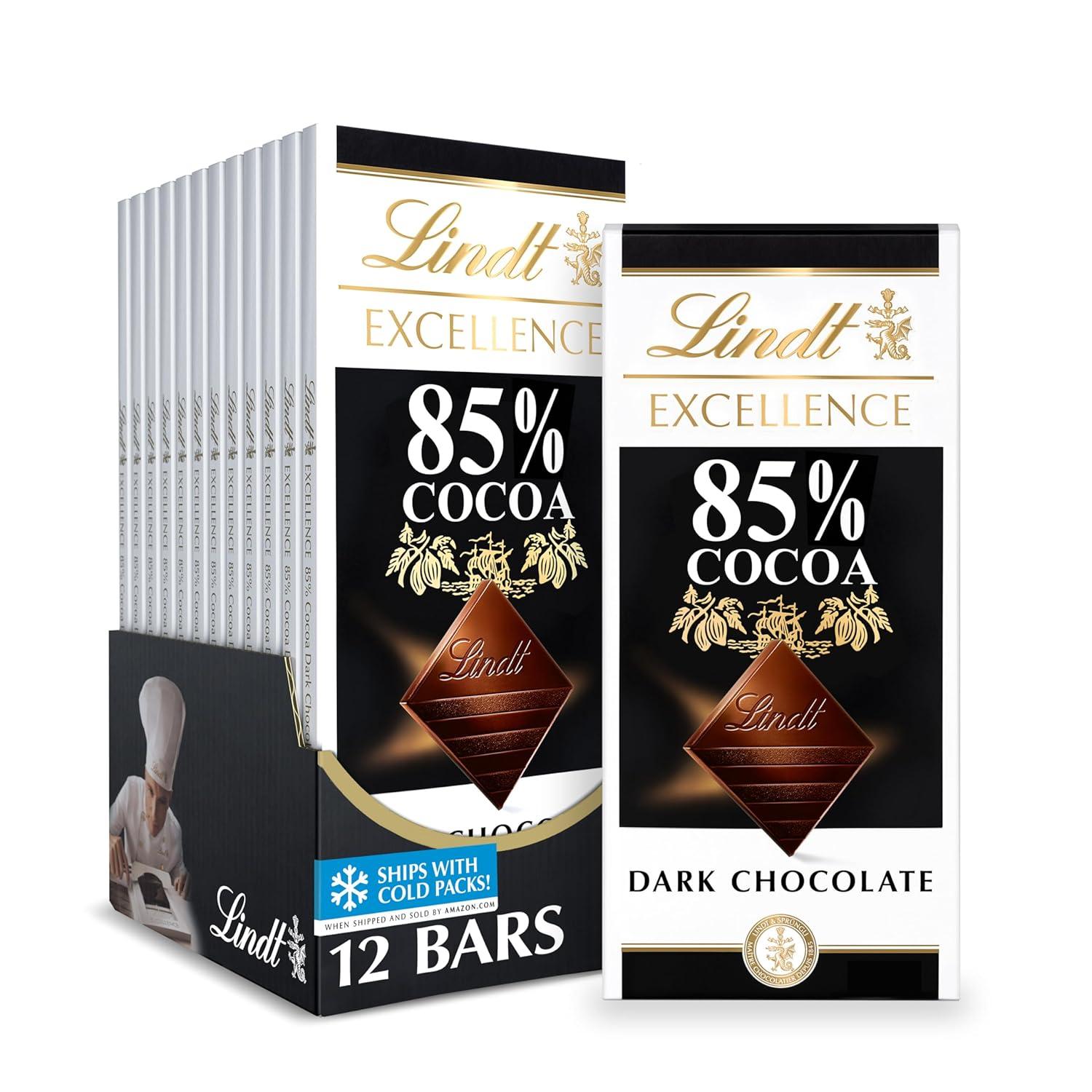 Dark Chocolate Candy Test: Lindt Versus 85% Cocoa Richness, 12 Pack Delight!