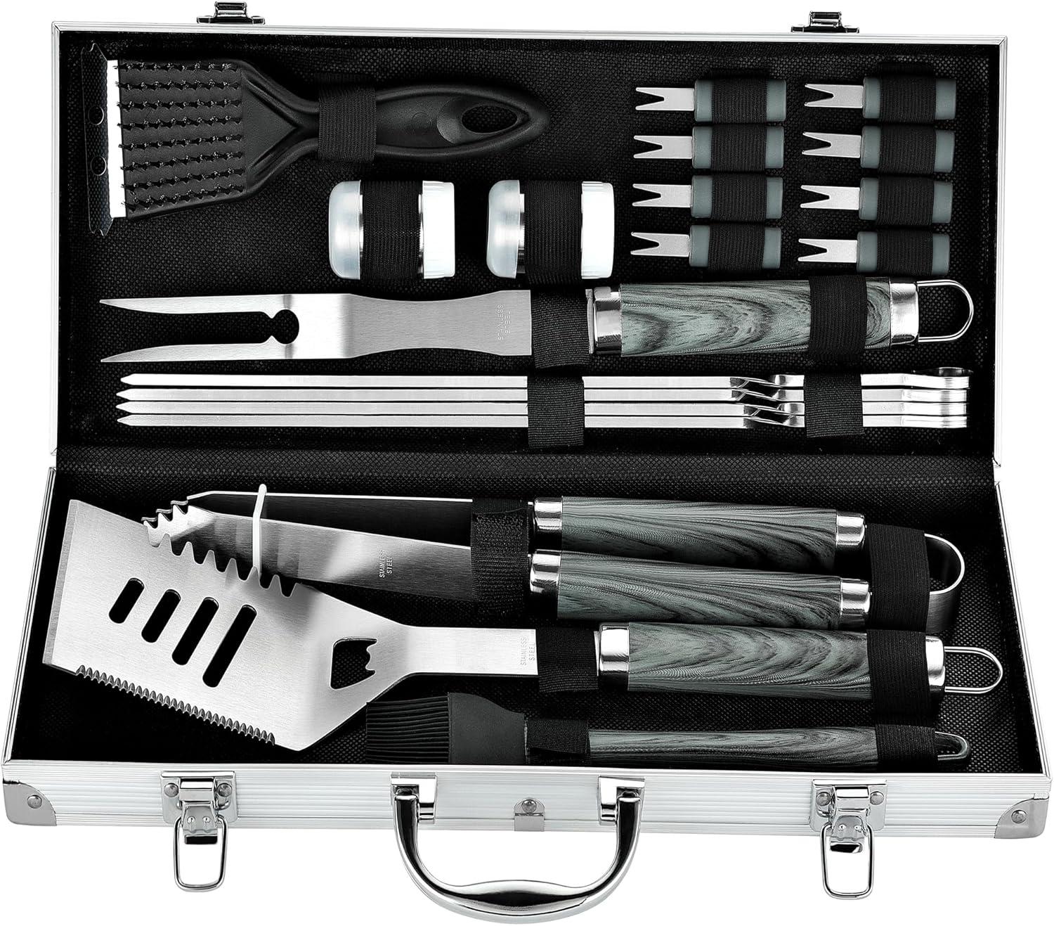 Best Gift Set Compared: Surprising BBQ Insights… Grey 20pc Tool Set Showdown