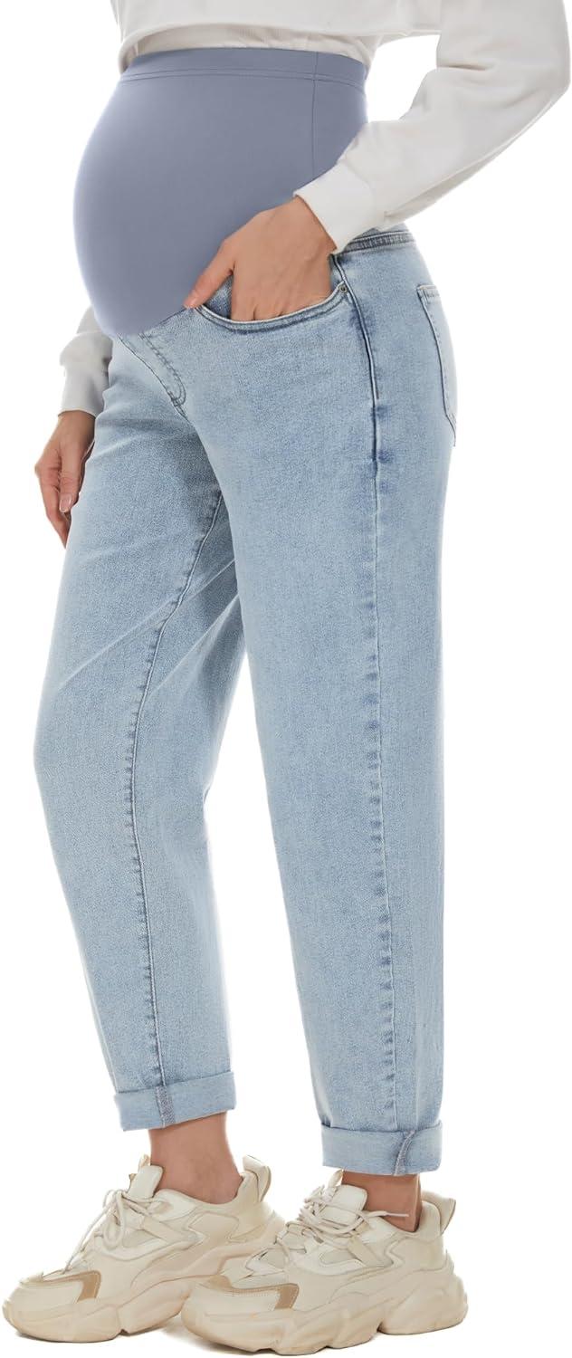 Comfortable Stretch Maternity vs. Boyfriend Trend… Tested for Today’s Shoppercrowds
