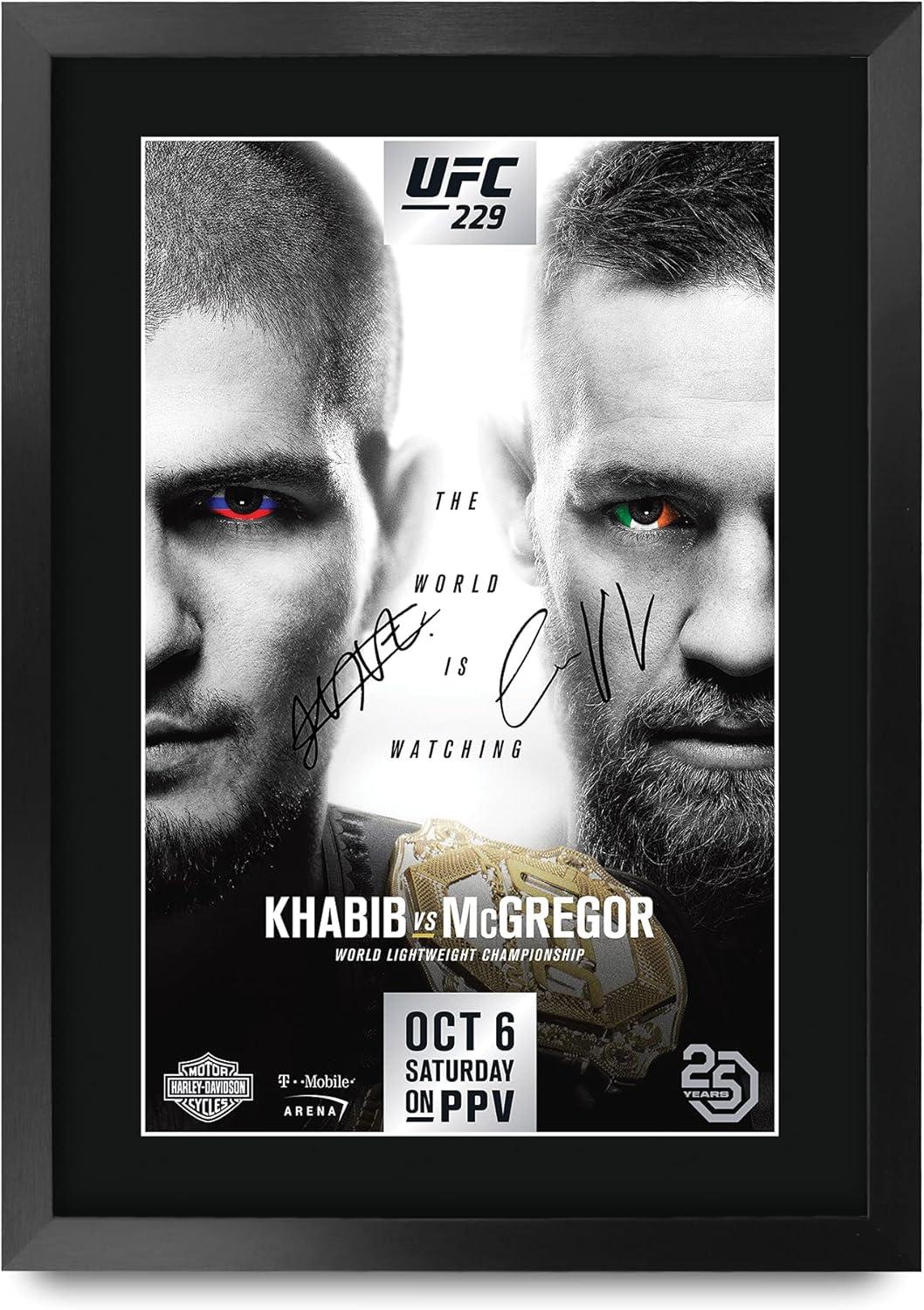 UFC 229 vs. Legacy: Signed Khabib vs. McGregor Gift Showdown
