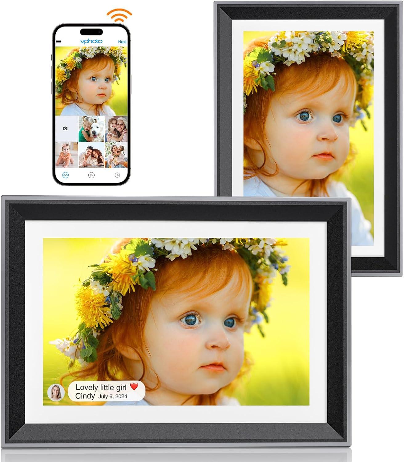 Smart Frame Showdown: 16GB, Surprising Touch… Perfect for Seasonal Pics!