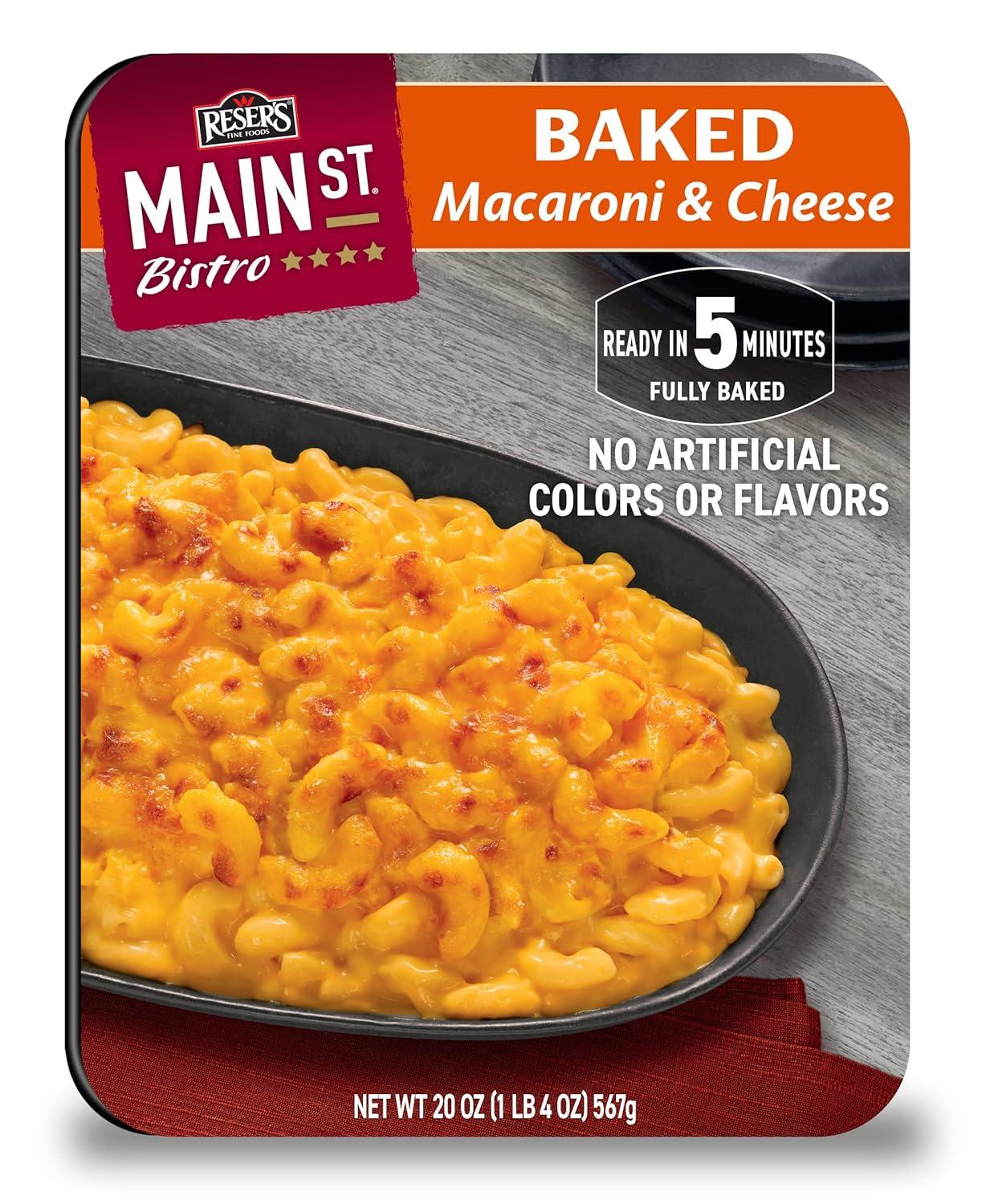Classic Baked Mac Versus Reser's: Surprising Cheese Perfect Match… only if you love it!