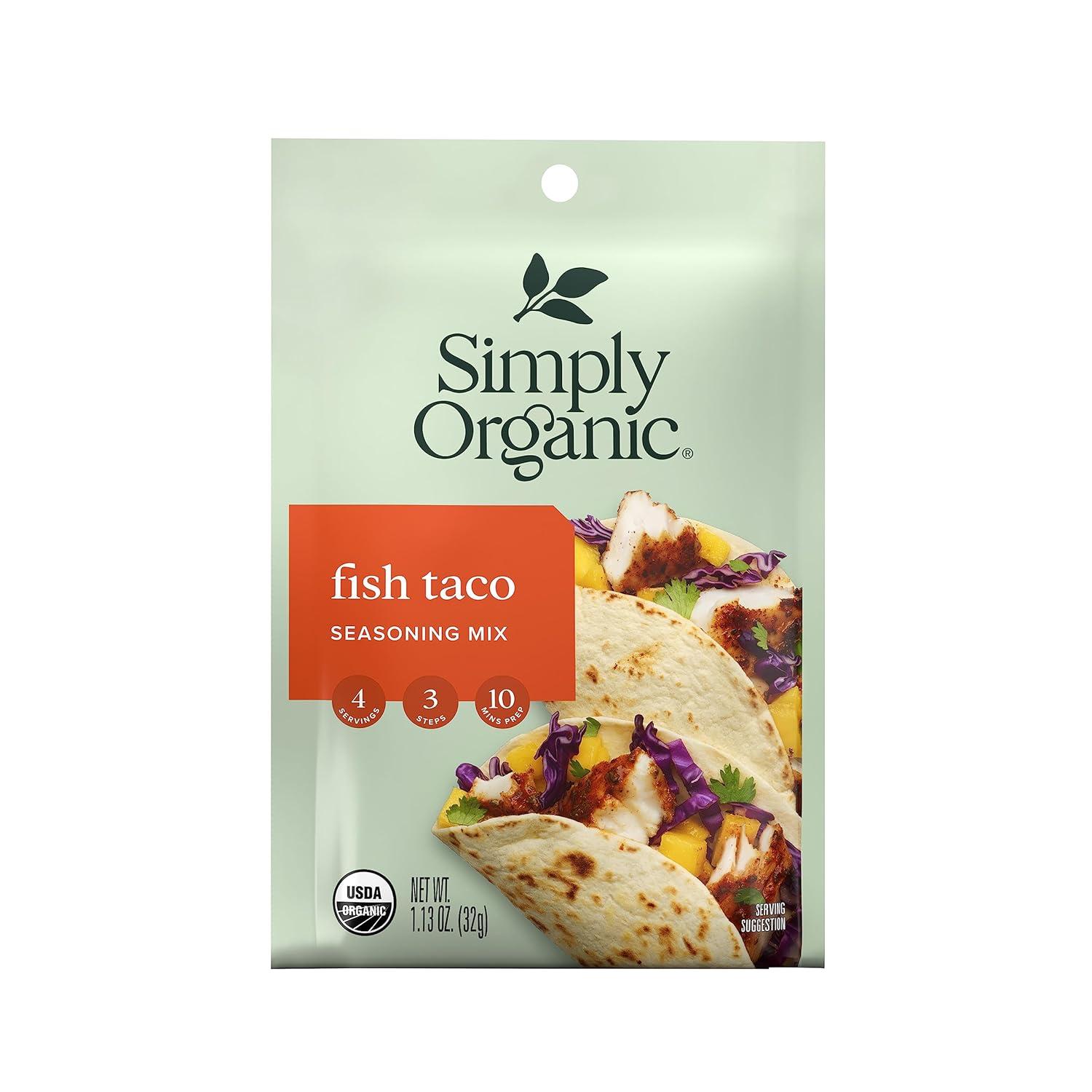 Simply Organic Fish Taco Seasoning: Surprising Depth Compared