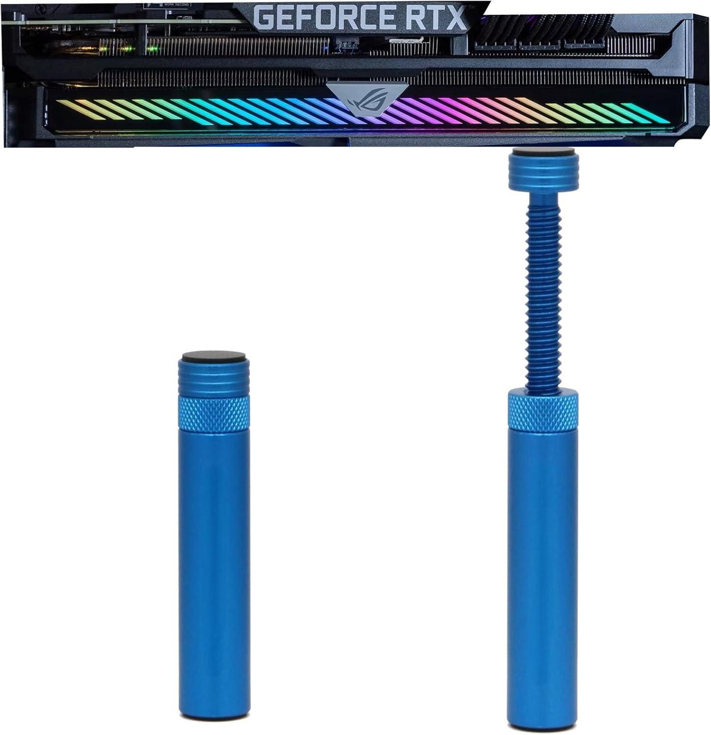 Versus Sag-Free Test: GPU Stand’s Adjustable Clamp & Magnet...Smooth Fit for All Cards