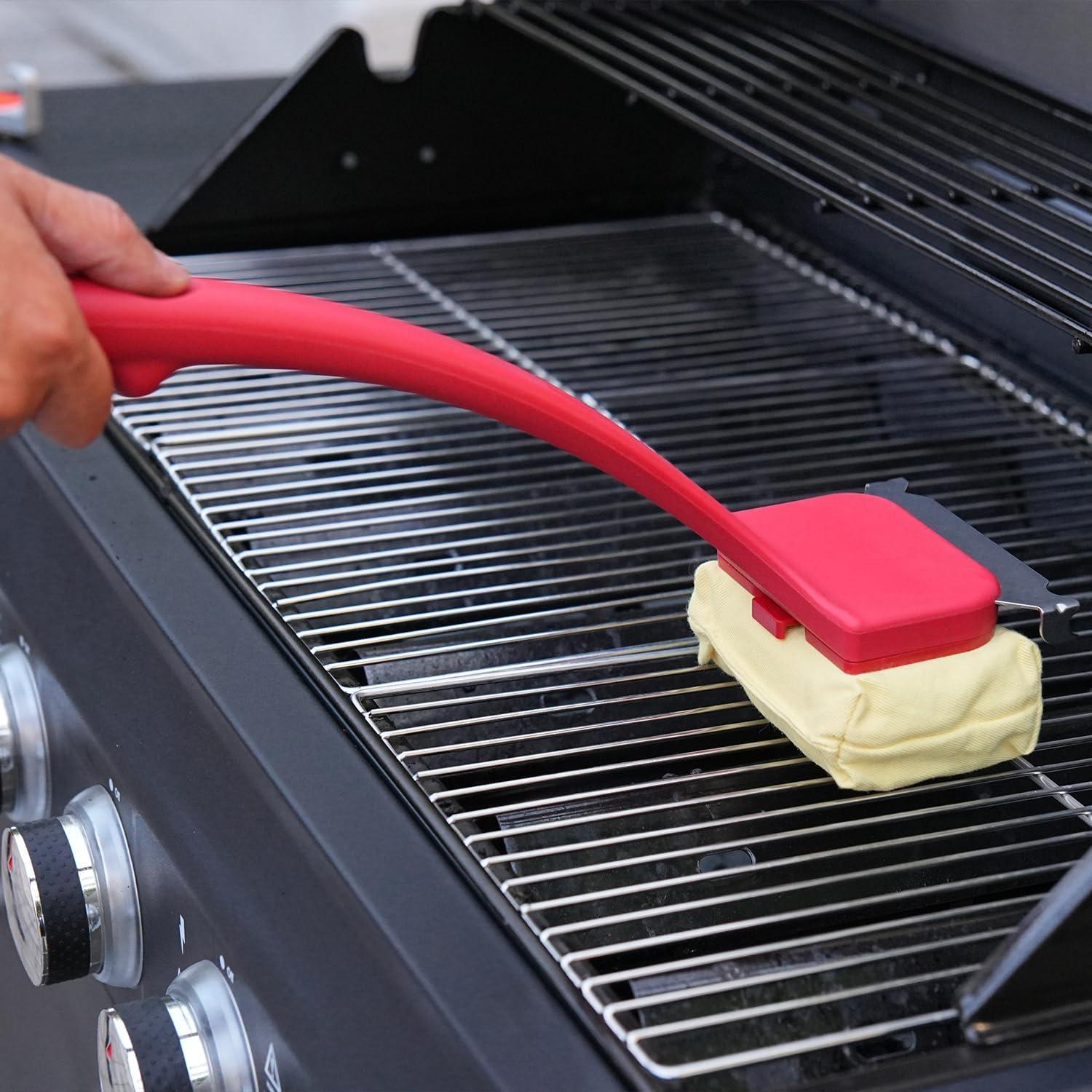 Grill vs. Grill: Stainless Steam Brush Showdown, Non-Bristle Easy Clean, Perfect Gift for Dad