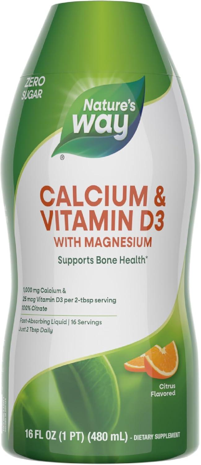 Nature’s Tested Citrus Calcium Versus Fast Absorbing Vitamin D3!