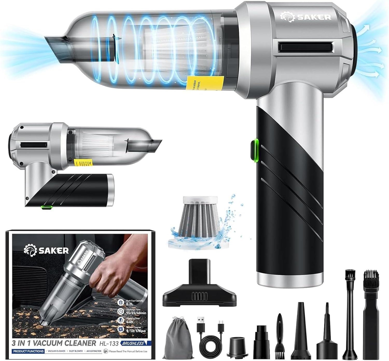Unexpected Versus Cleaned: Saker Mini Vacuum Showdown