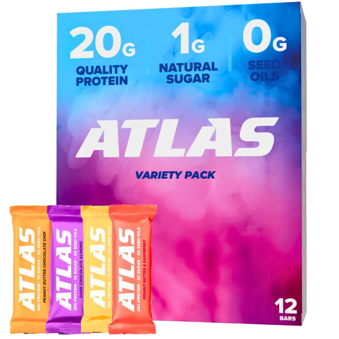 Atlas Protein Bar Showdown: 20g Protein, 1g Sugar... What’s the Catch?