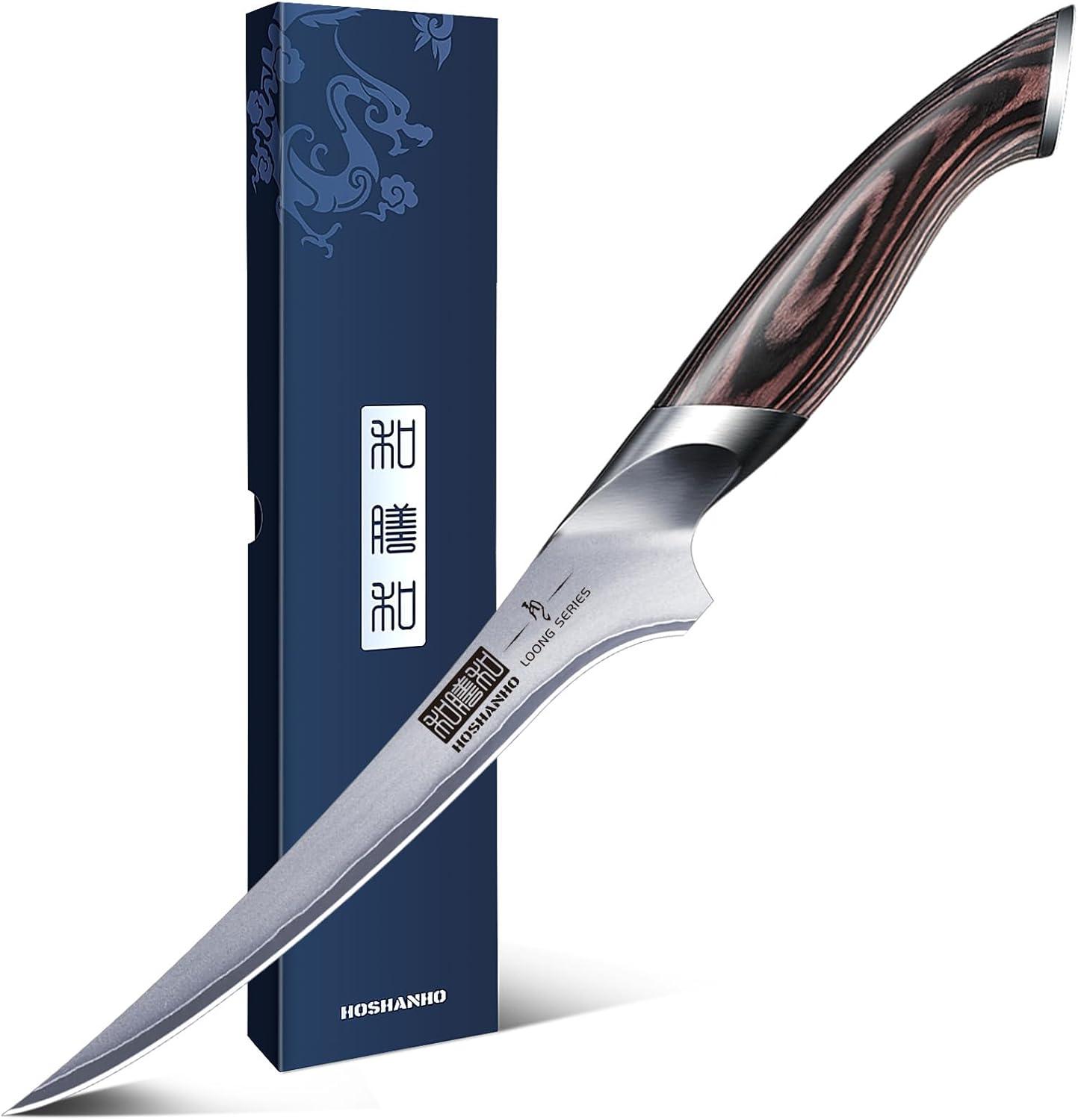 7 In. Sharp Carbon Steel Boning Knife Compared: Fish Meats... Professional Style, Surprisingly Versatile