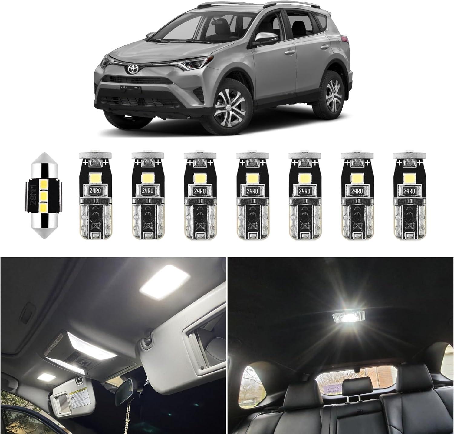 Vs. Surprising Bright Easy Eagle Toyota RAV4 LED Kit Test... $16 Value!