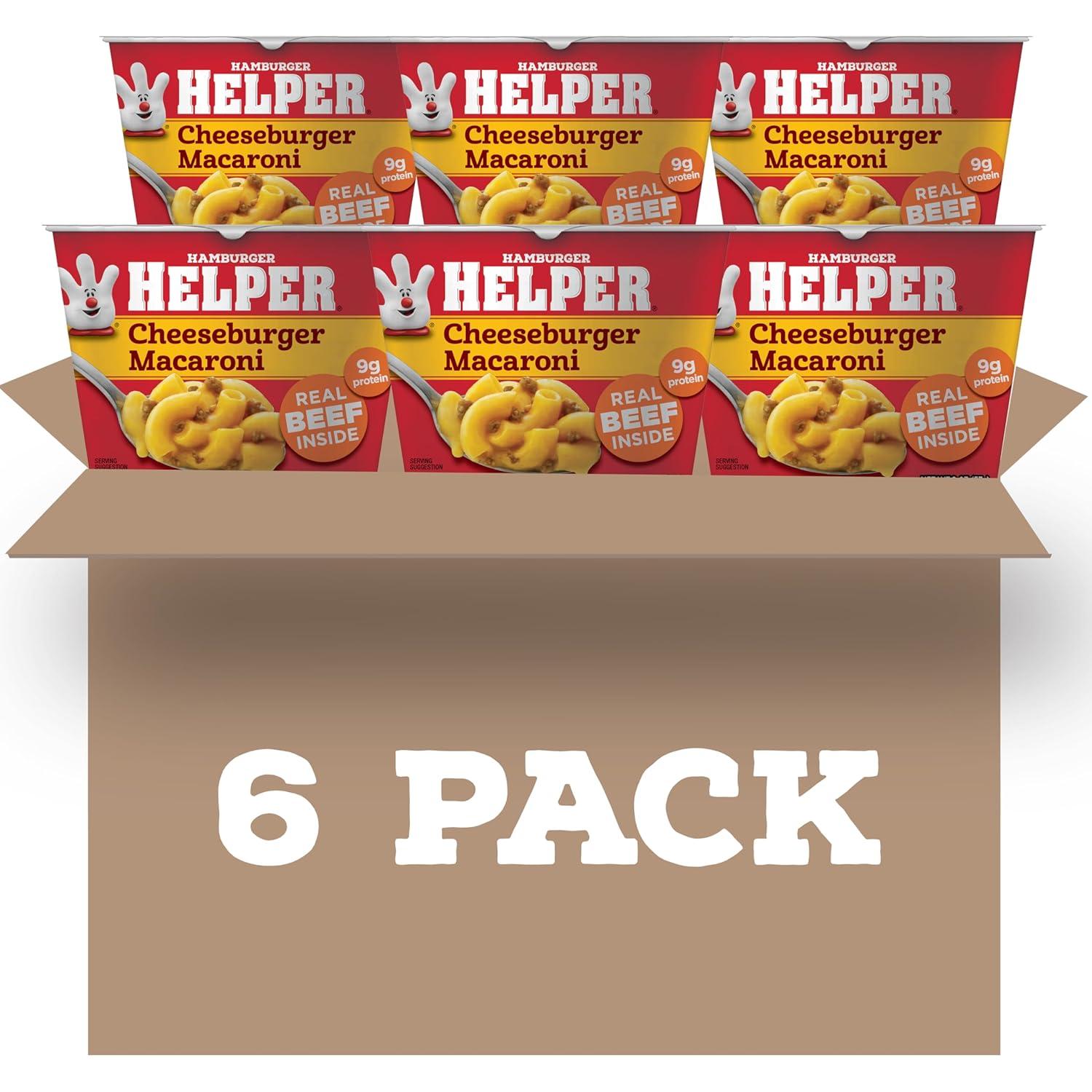 Helper Cheeseburger Mac vs Microwavable Cup: Tested convenience meets cheesy surprise… which wins?