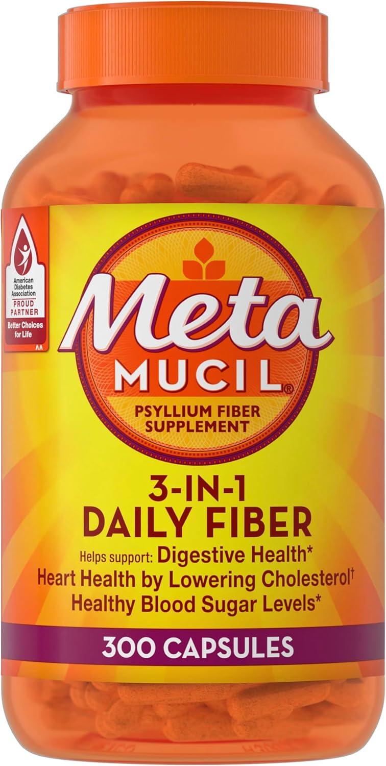 Metamucil 3-in-1 Psyllium Compared: Surprising Benefit In 300 Caps…