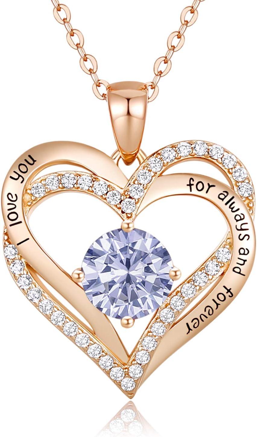 Brilliant Birthstone Pendant vs. S925 Silver: Tested Love Heart Necklace Gift