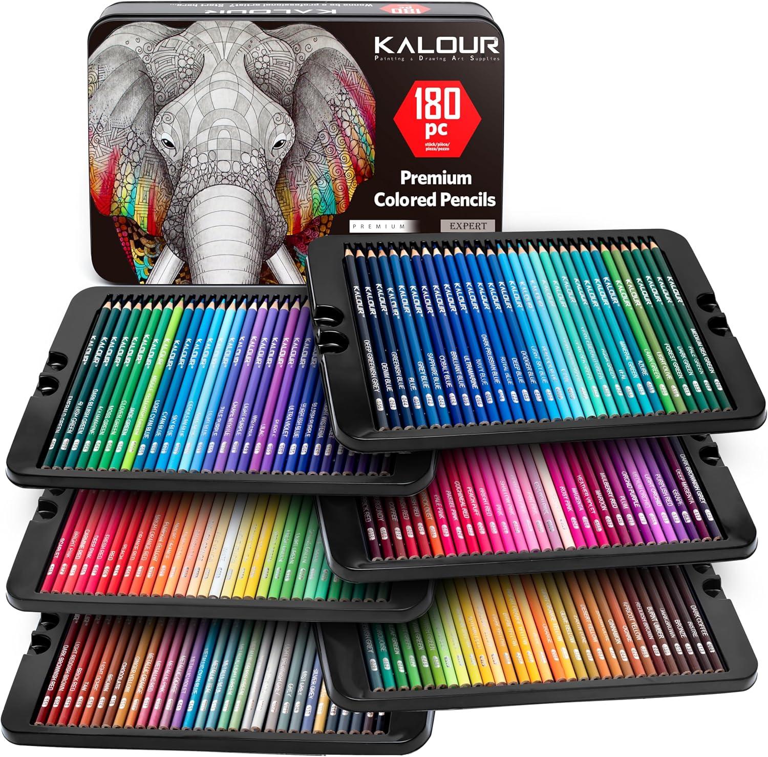 Kalour Pencils Versus Surprising Versatility For Art... (Tin Metallic Set)