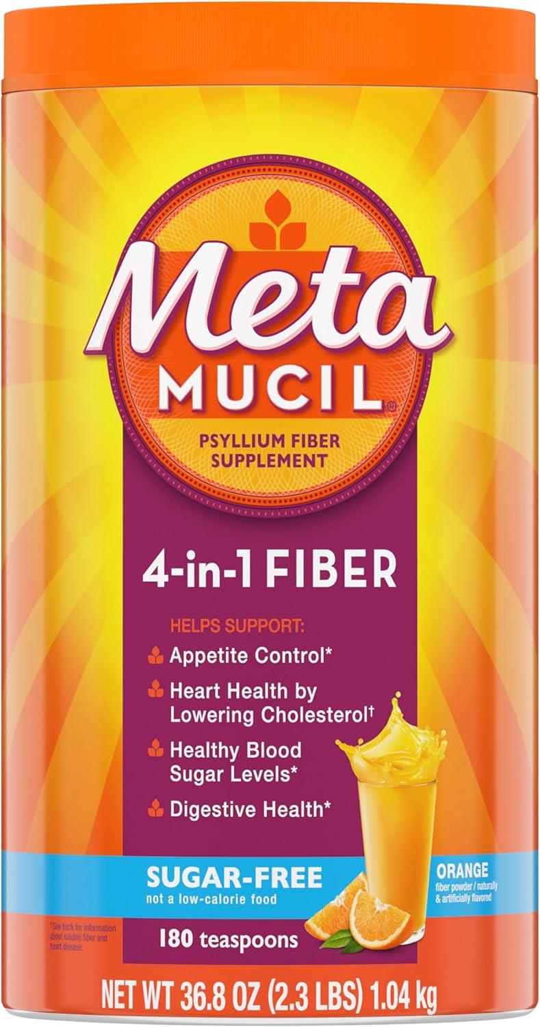Metamucil 4-in-1 Fiber Compared: Tested Psyllium, Sugar-Free Insight…