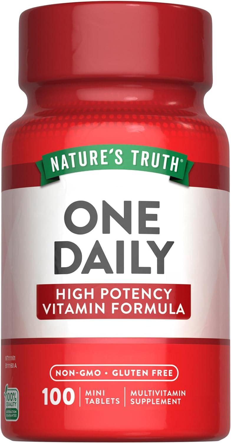 Nature's Truth Vitamins: Tested Non-GMO, Mini Tablets Compare