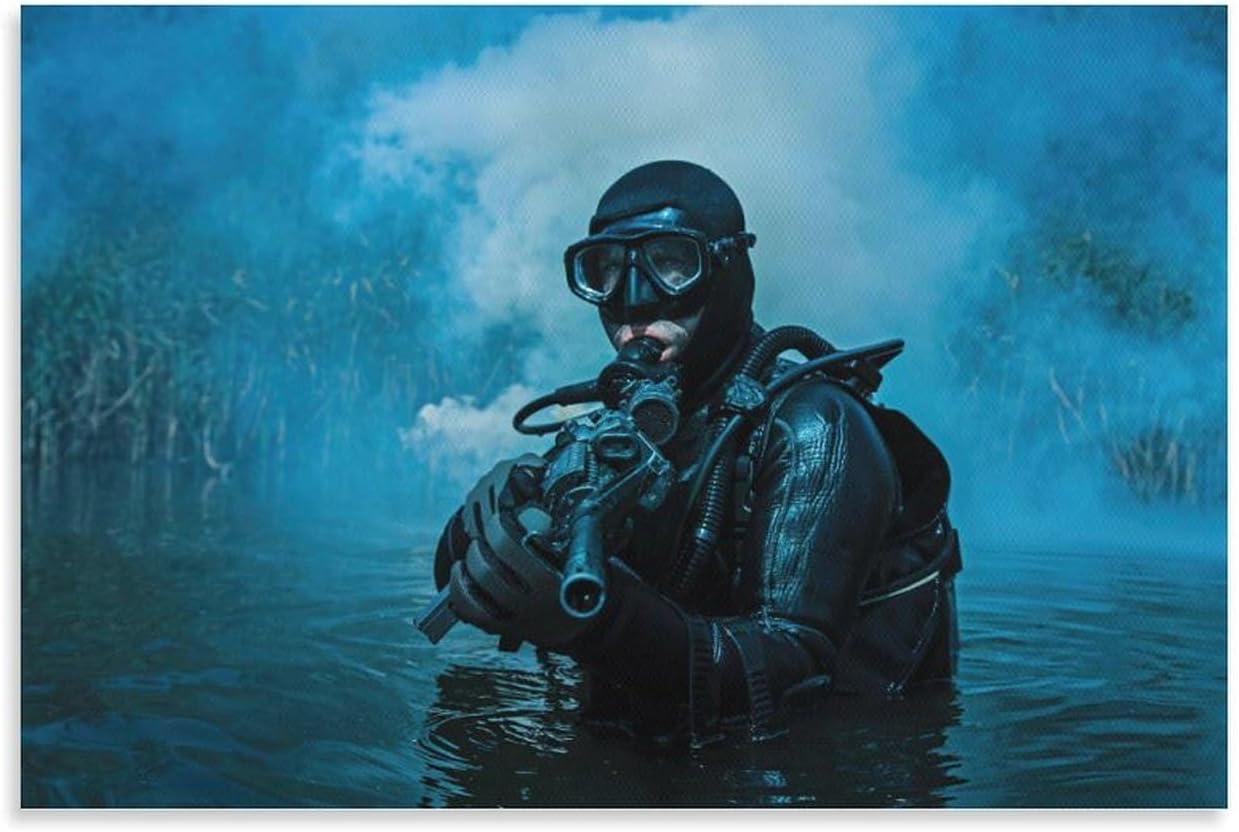 Military Challenge Poster: Tested Art printed Canvas Decor