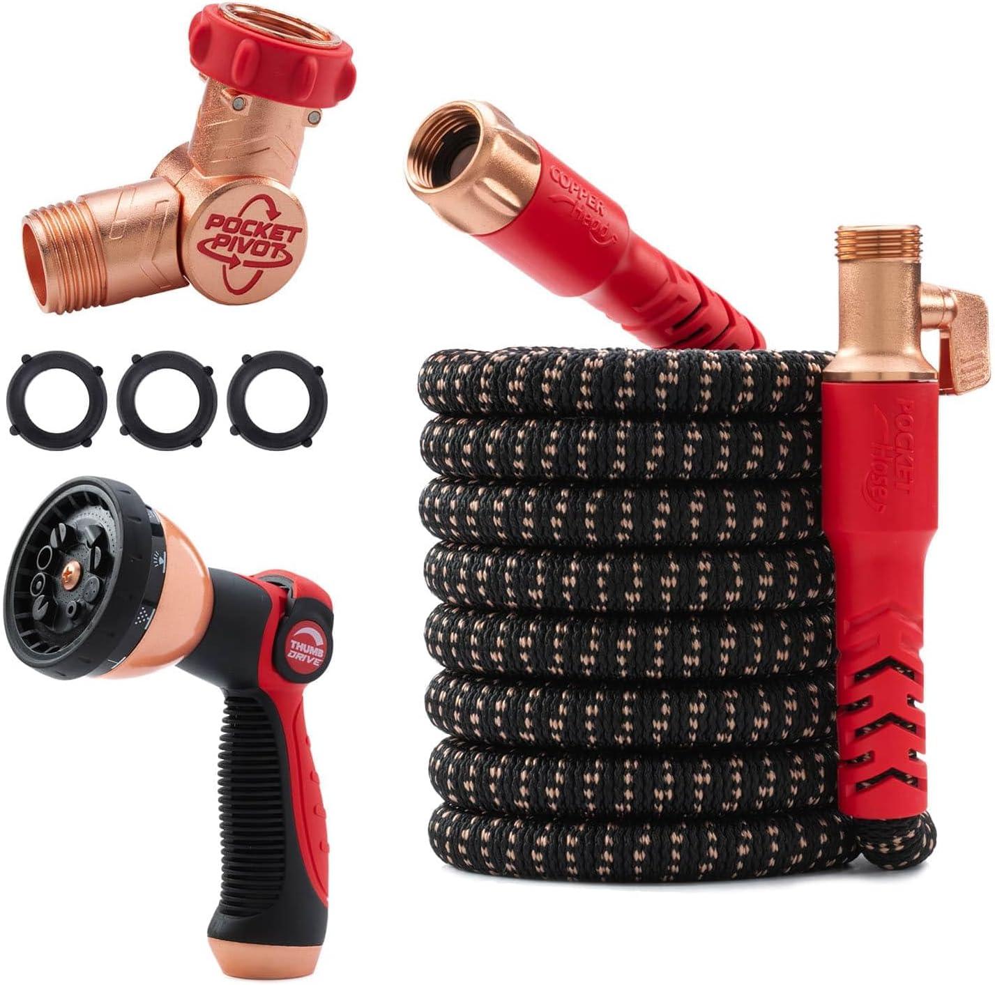 Pocket Hose Versus Copper Head: Tested, No-Kink, Swivel Showdown… Which Hose Wins?
