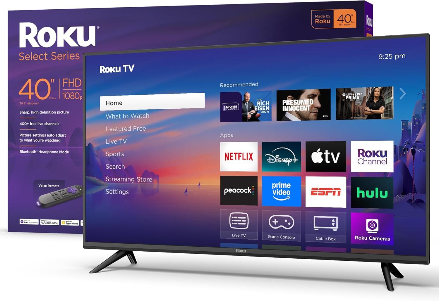 Roku 2025 TV Showdown: 40-Inch Wi-Fi Tested, Voice Remote… Tunnel-Vision Streaming Fun!