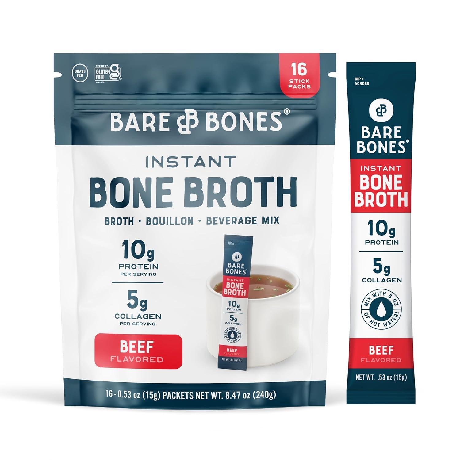 Tested vs Steak: Bare Bones Broth - 10g Protein, Instant Keto Fix