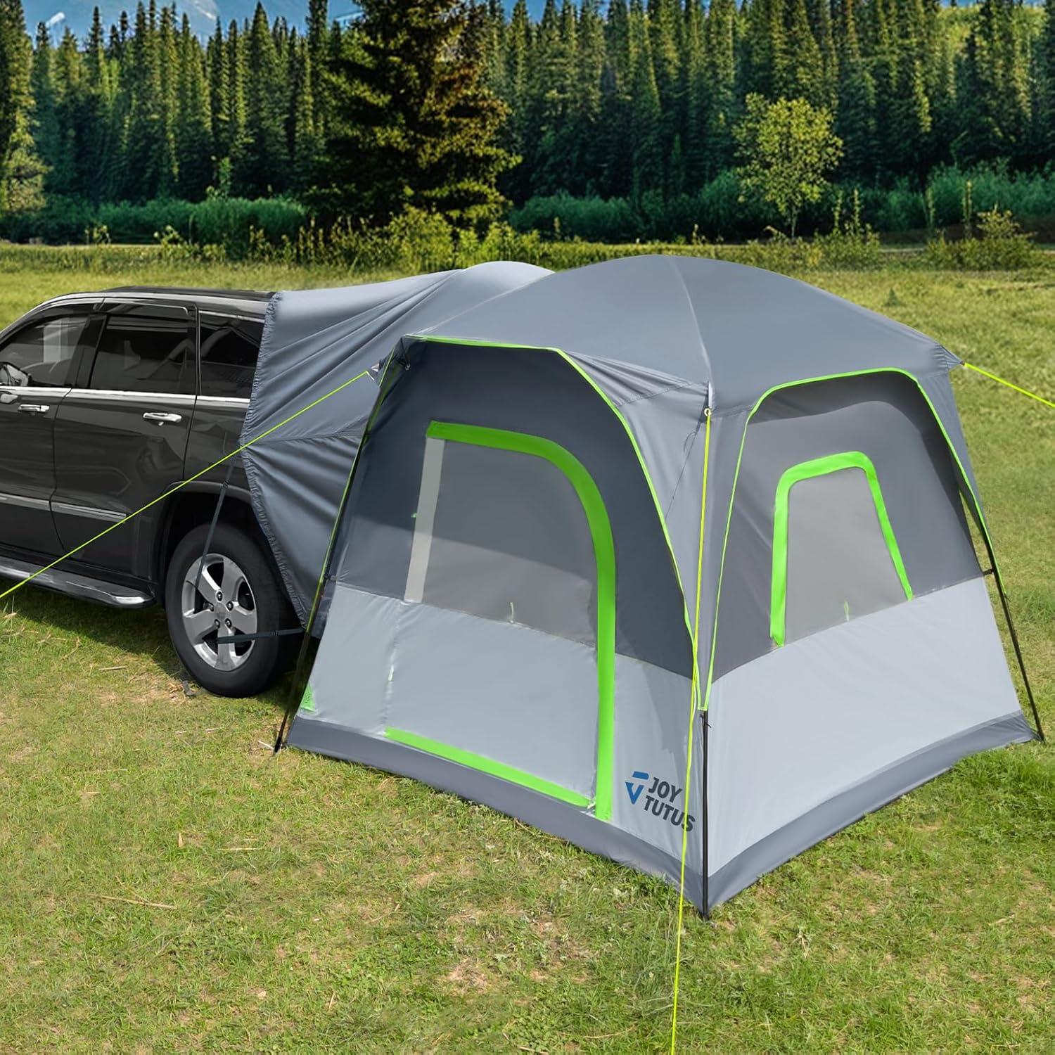 Surprising Versus: SUV Tent Showdown, Dual Use, Rainfly, Steel Frame, Ventilated… Suitcases Too!