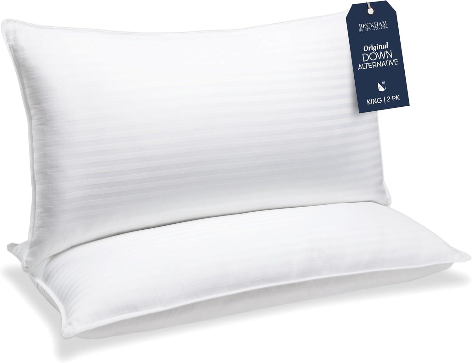Beckham Hotel King Cooling Pillow Set - Surprising Back Support Compared... Buy Smart