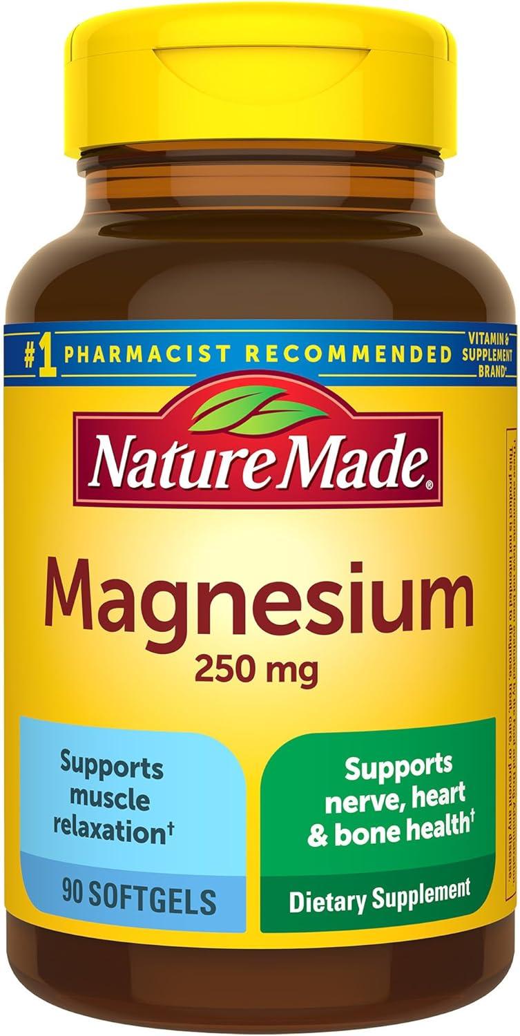 Nature Made Magnesium vs. Standard: Tested For Surprising Muscle Support... 250 Mg Softgels