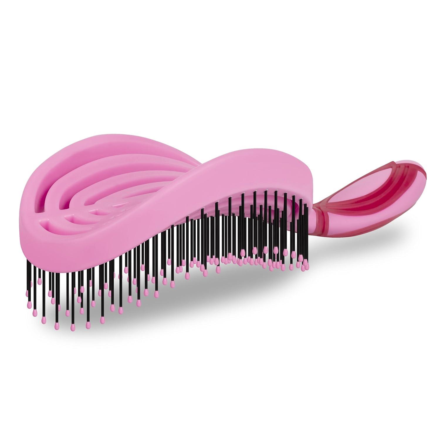 Dual Curved vs. dryer safe... Hair Detangler Showdown!